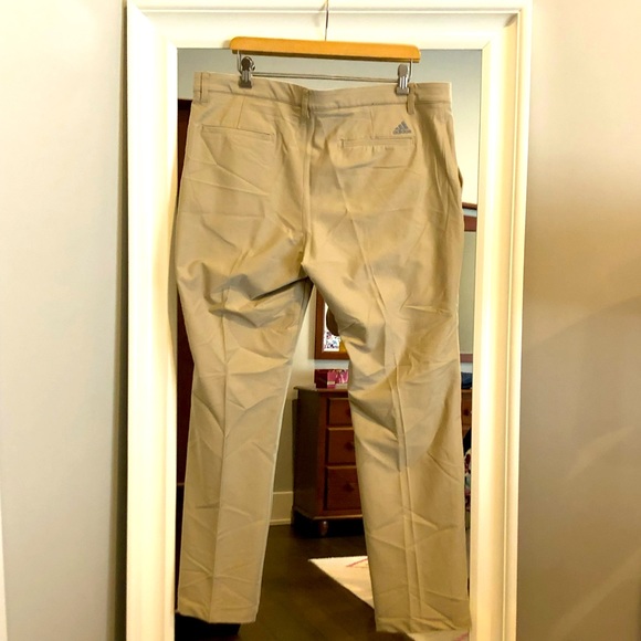Adidas Khaki Golf Pant Men’s 38x32 - Picture 7 of 10